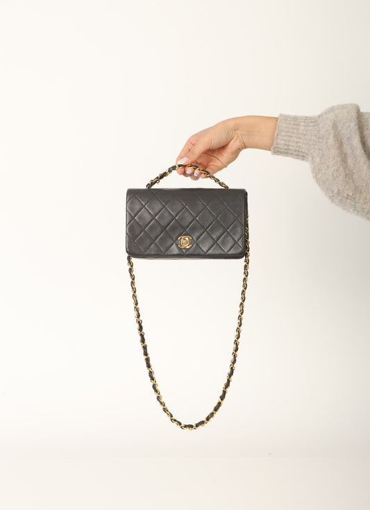 Chanel 1989 Lambskin Mini Full Flap