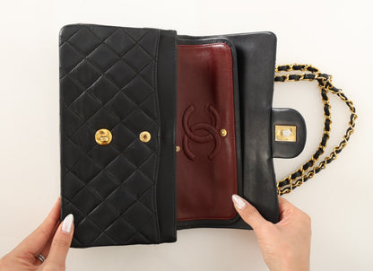 Chanel 1989 Lambskin Small Double Flap