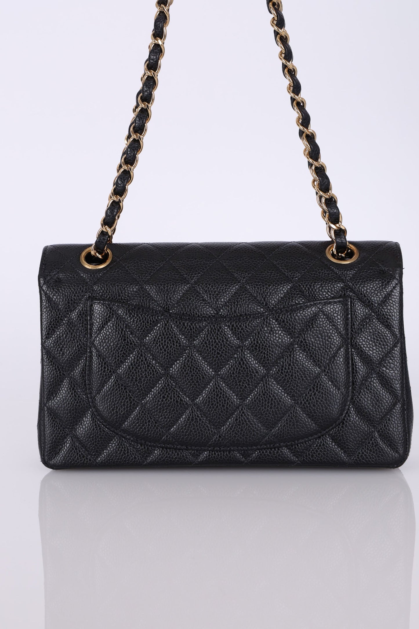 Chanel 2002 Caviar Small Double Flap