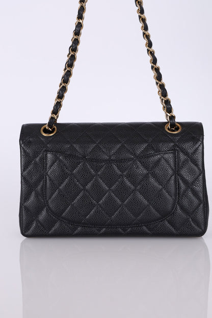 Chanel 2002 Caviar Small Double Flap