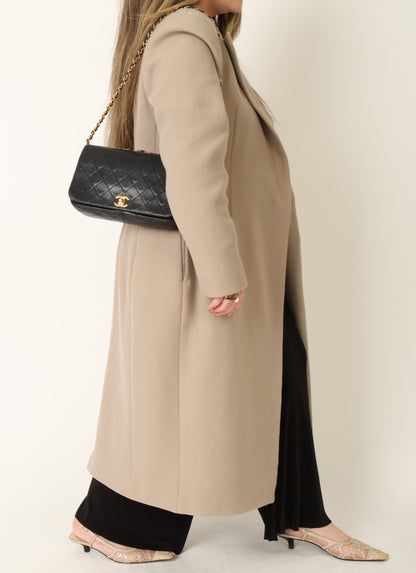 Chanel 1989 Lambskin Turnlock Medium Full Flap