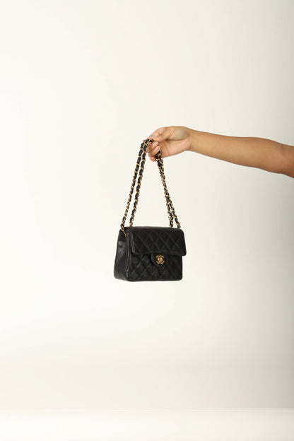 Extremely Rare Chanel Caviar Mini Square Flap
