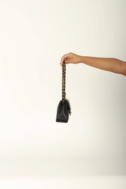 Extremely Rare Chanel Caviar Mini Square Flap