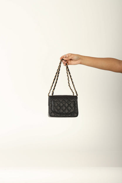 Extremely Rare Chanel Caviar Mini Square Flap