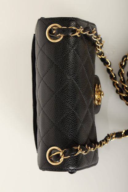 Extremely Rare Chanel Caviar Mini Square Flap