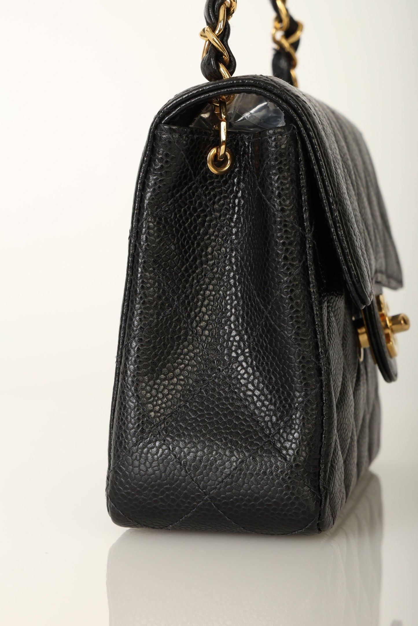 Extremely Rare Chanel Caviar Mini Square Flap