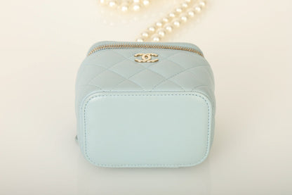 Chanel 2022 Lambskin Pearl Vanity Bag