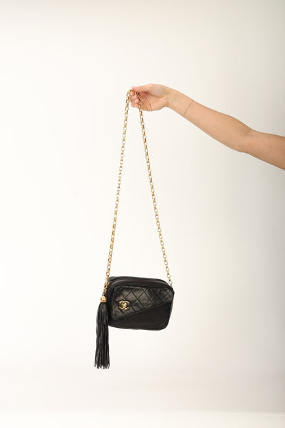 Chanel 1991 Lambskin Bijoux Mini Camera Bag