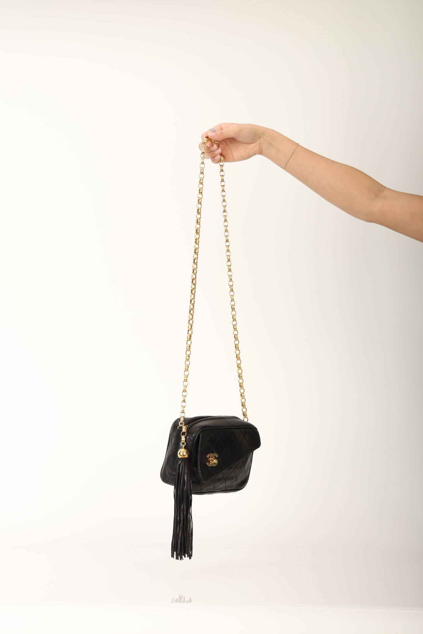Chanel 1991 Lambskin Bijoux Mini Camera Bag