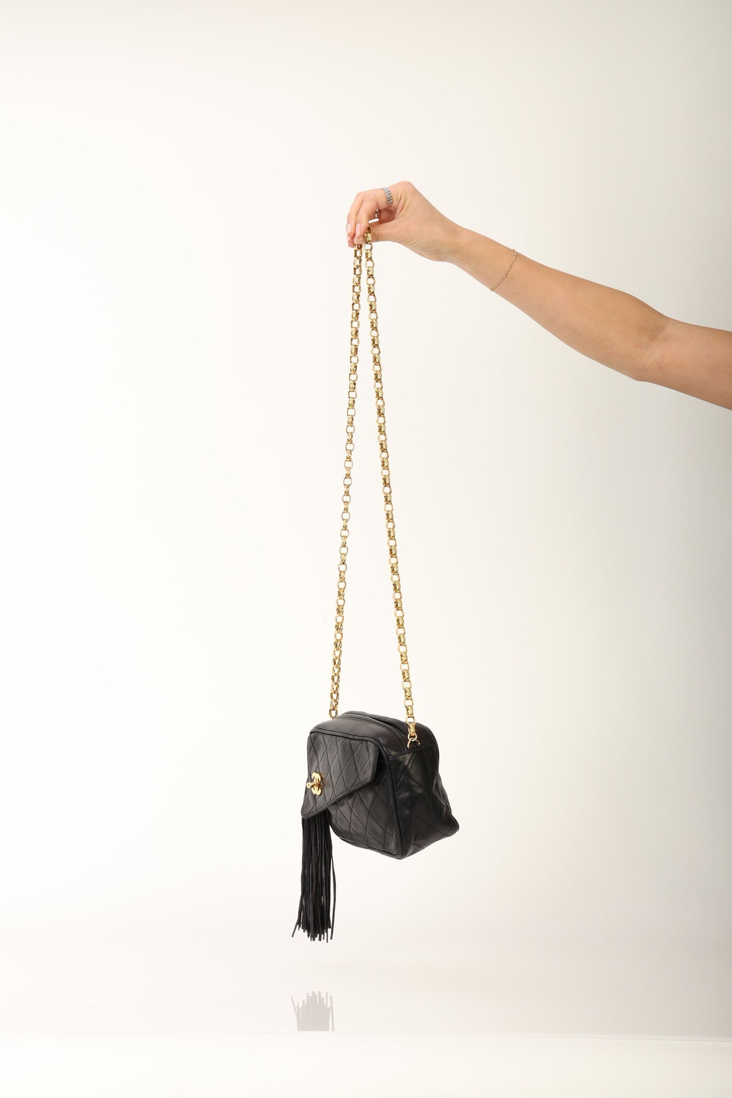 Chanel 1991 Lambskin Bijoux Mini Camera Bag