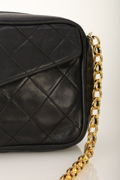 Chanel 1991 Lambskin Bijoux Mini Camera Bag