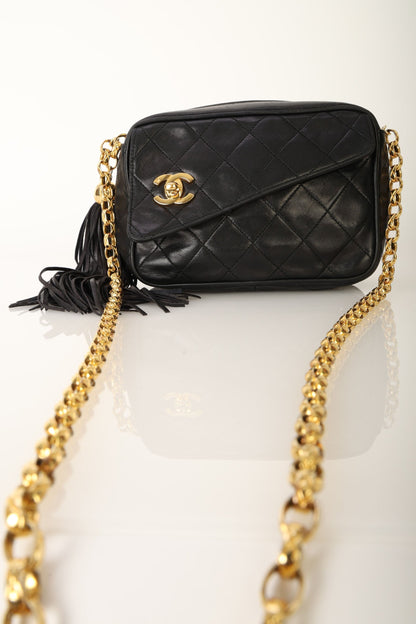Chanel 1991 Lambskin Bijoux Mini Camera Bag