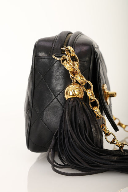 Chanel 1991 Lambskin Bijoux Mini Camera Bag