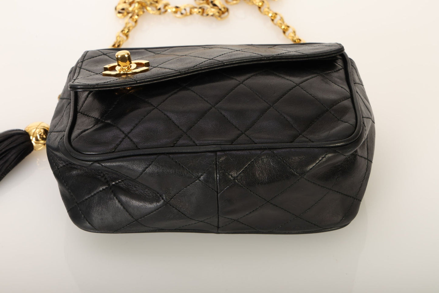 Chanel 1991 Lambskin Bijoux Mini Camera Bag