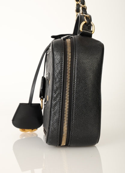 Chanel Caviar Medium Filigree Vanity Case