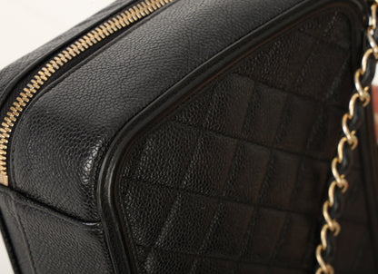 Chanel Caviar Medium Filigree Vanity Case