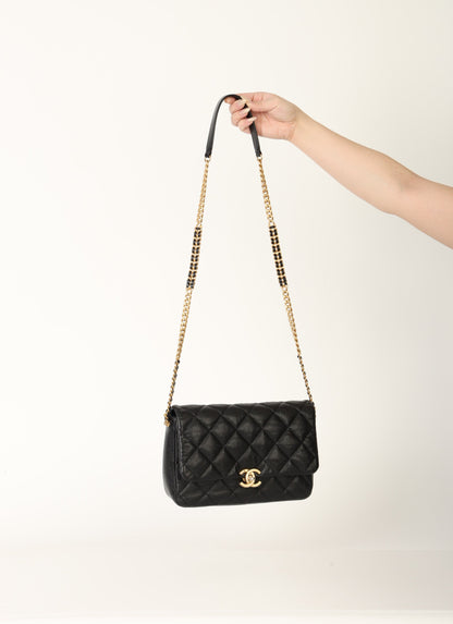 Chanel 22P Caviar Large Melody Flap