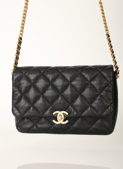 Chanel 22P Caviar Large Melody Flap