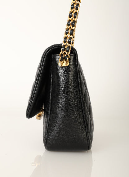 Chanel 22P Caviar Large Melody Flap