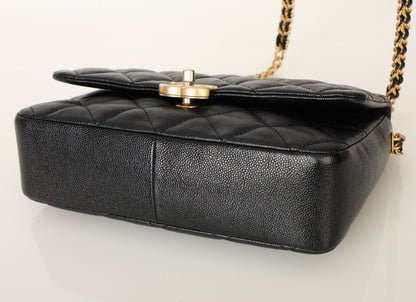 Chanel 22P Caviar Large Melody Flap