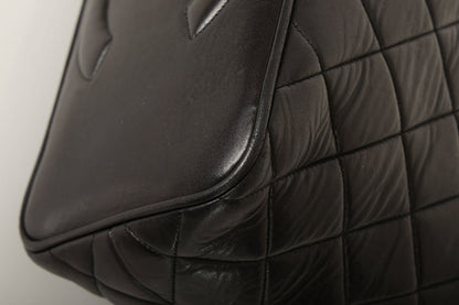 Chanel 1991 Lambskin Turnlock Tote