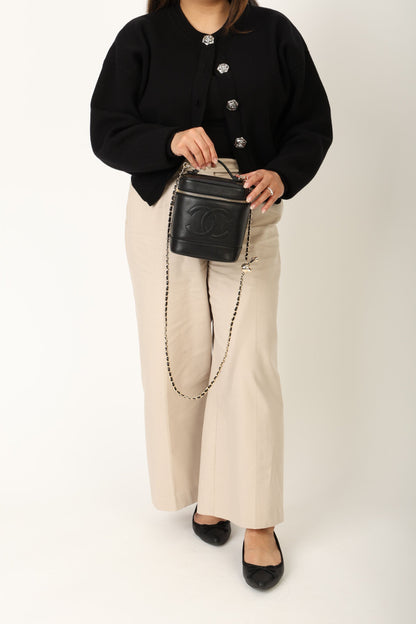Chanel 1994 Caviar Vanity Bag w/ Chain