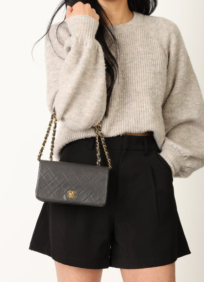 Chanel 1989 Lambskin Mini Full Flap
