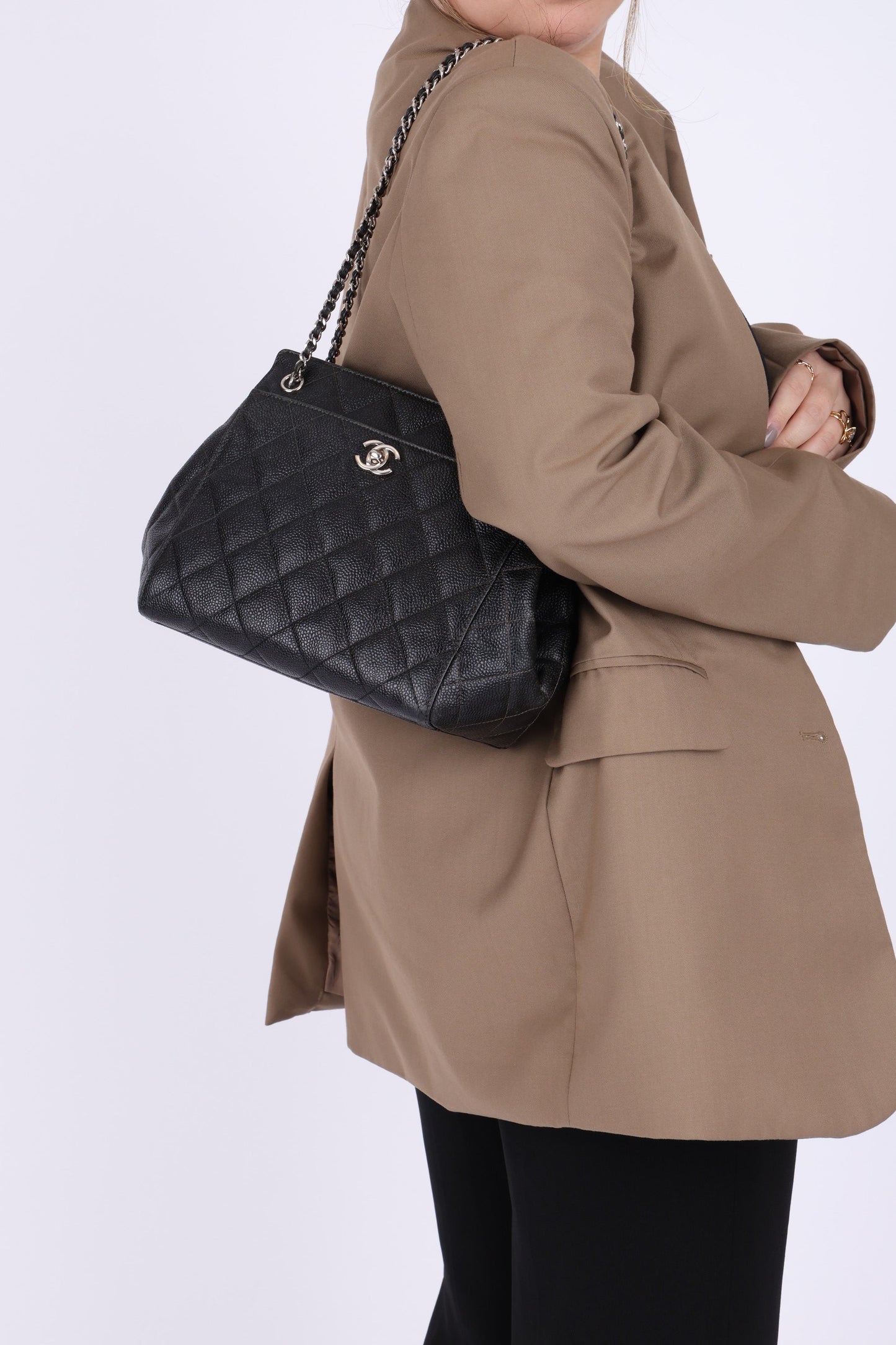 Chanel 1996 Caviar Chain Mini Tote