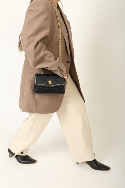 Chanel Satin & Lambskin Bijoux Mini Bag