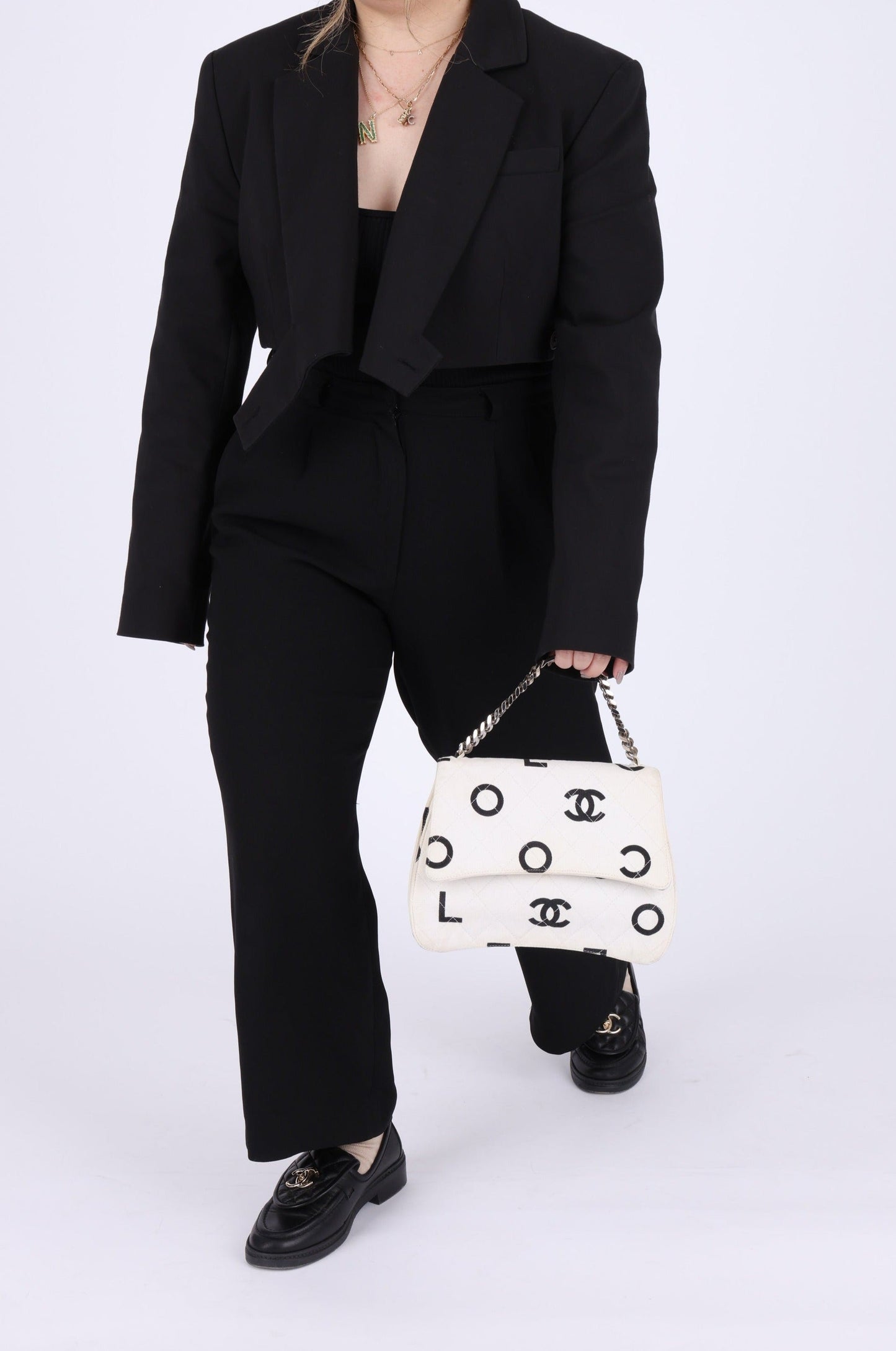Chanel 1996 Canvas Coco Chain Top Handle