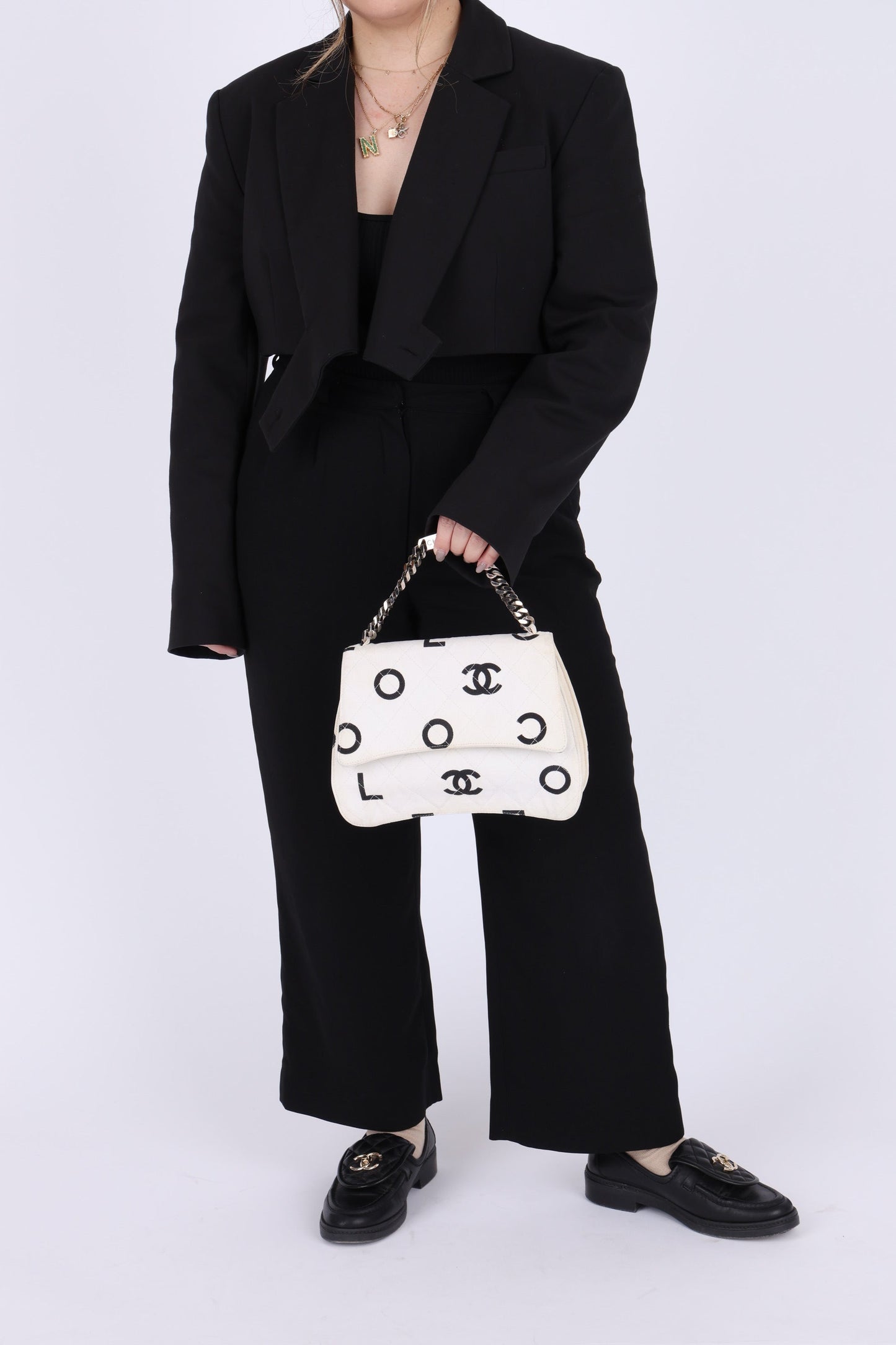 Chanel 1996 Canvas Coco Chain Top Handle