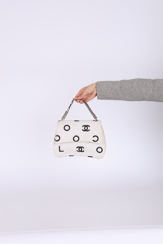 Chanel 1996 Canvas Coco Chain Top Handle