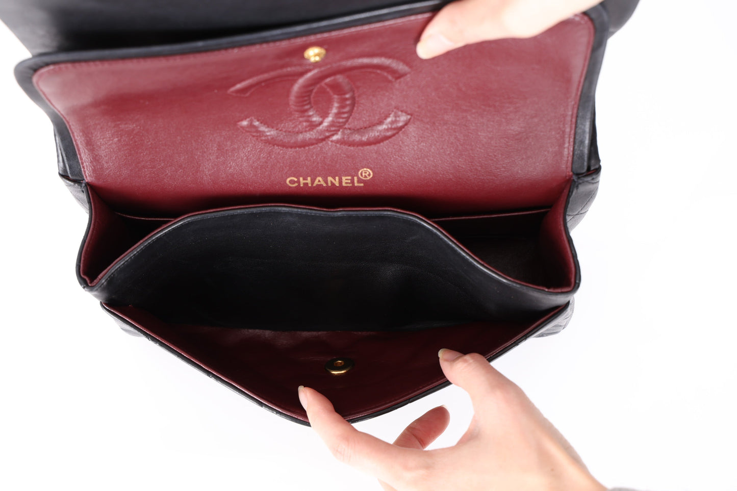 Chanel 1996 Lambskin Medium Double Flap