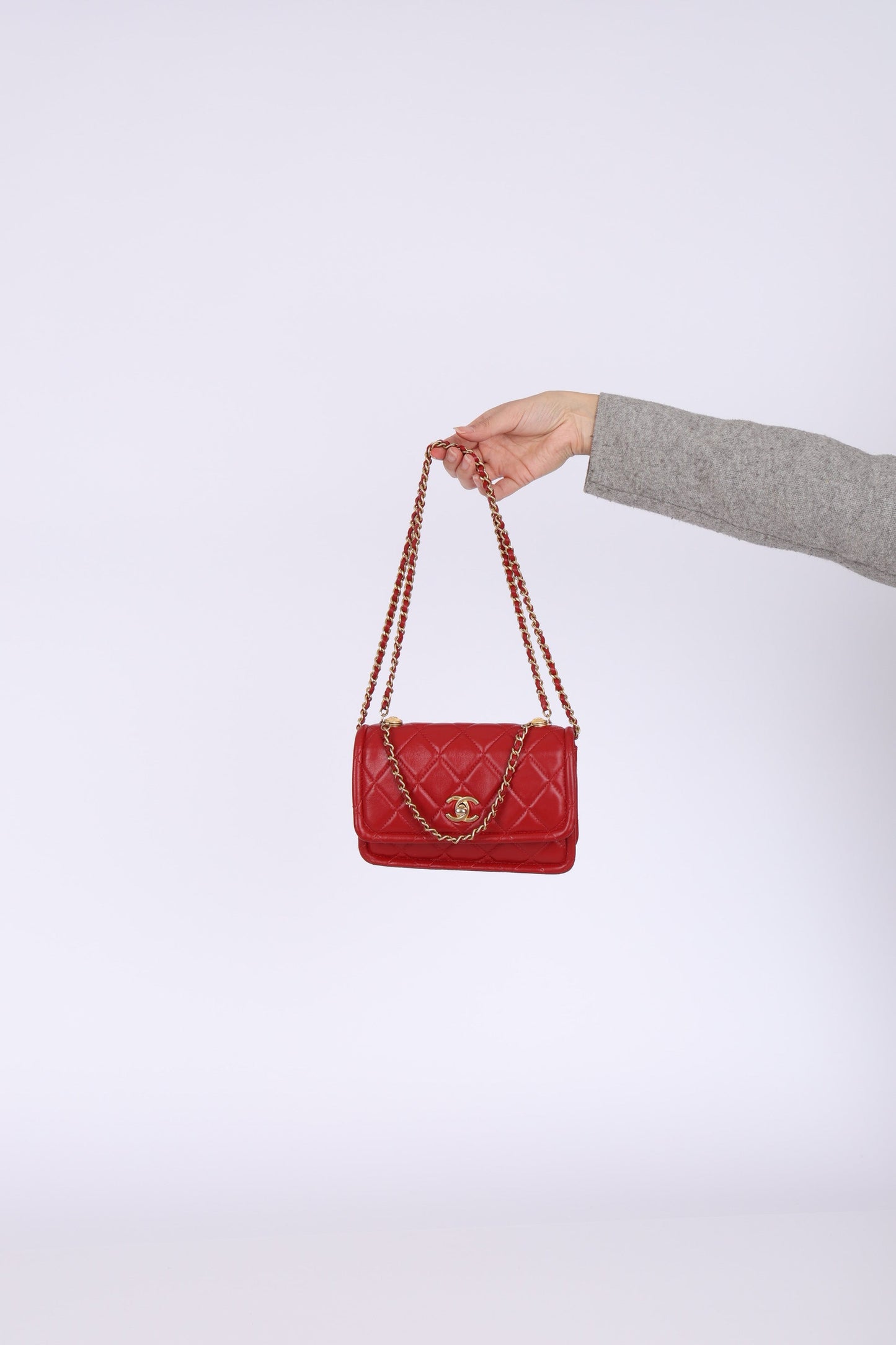 Chanel 2020 Calfskin Rectangular Flap Bag