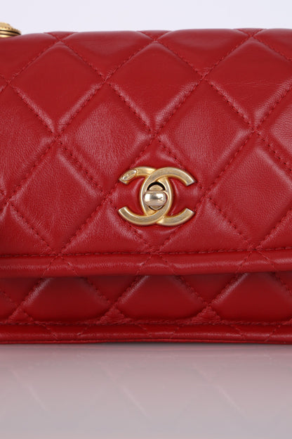 Chanel 2020 Calfskin Rectangular Flap Bag