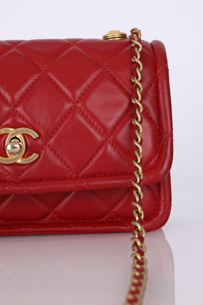 Chanel 2020 Calfskin Rectangular Flap Bag
