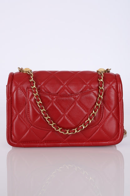 Chanel 2020 Calfskin Rectangular Flap Bag