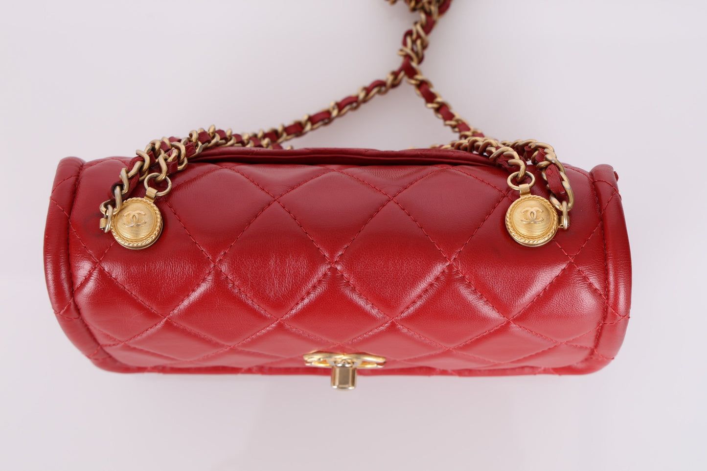 Chanel 2020 Calfskin Rectangular Flap Bag