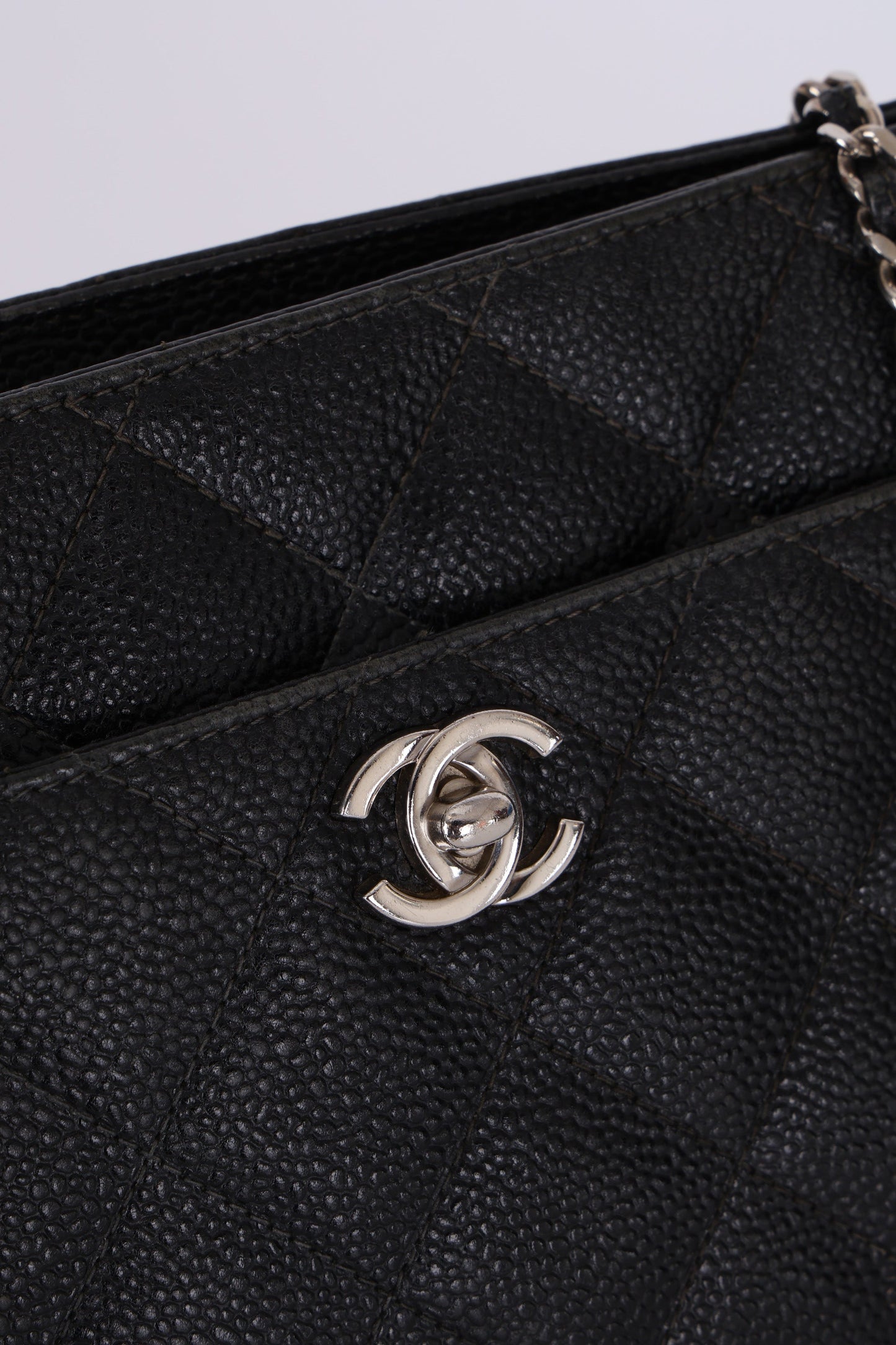 Chanel 1996 Caviar Chain Mini Tote