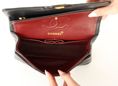 Chanel 1991 Lambskin Small Double Flap