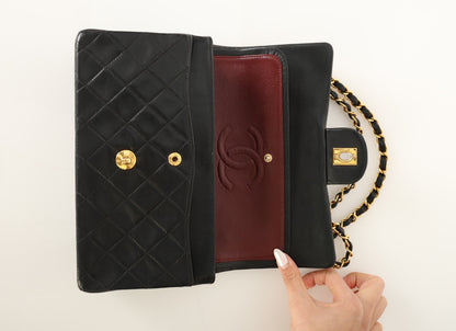 Chanel 1991 Lambskin Small Double Flap