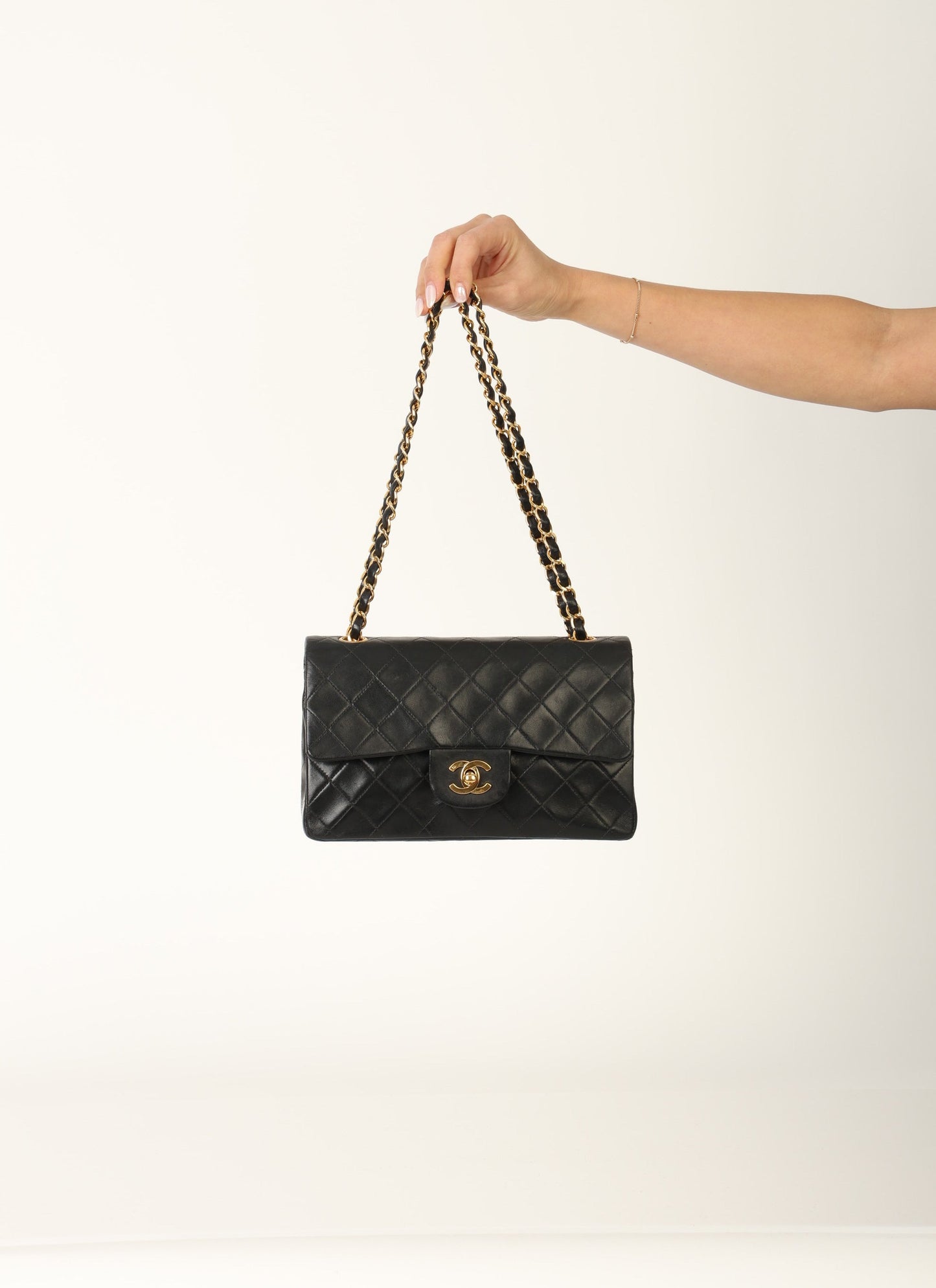 Chanel 1991 Lambskin Small Double Flap