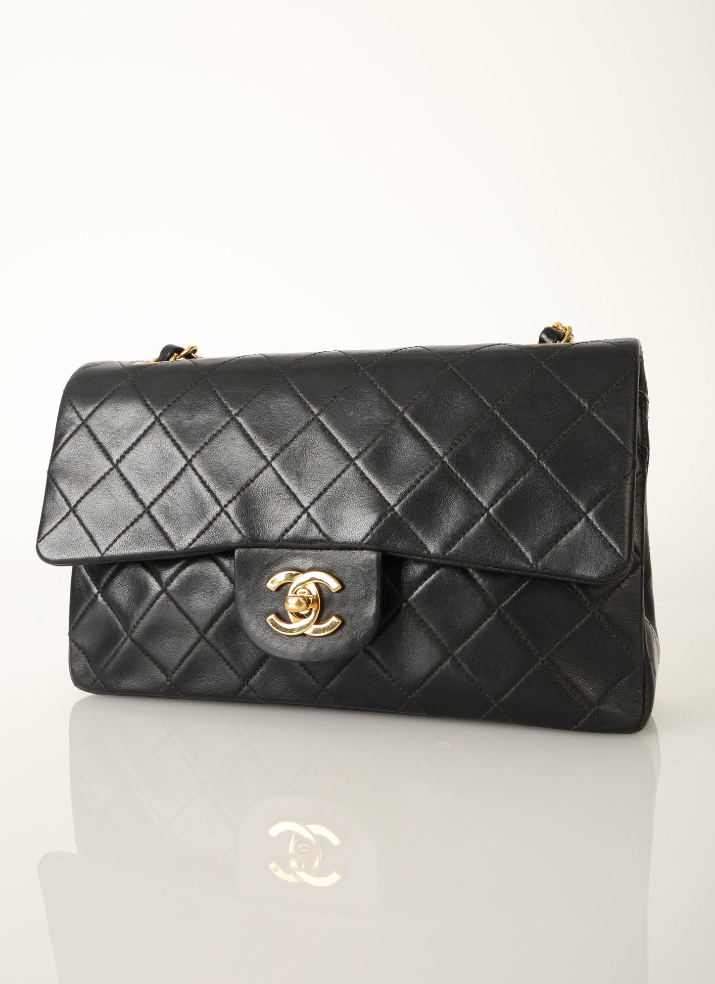 Chanel 1991 Lambskin Small Double Flap