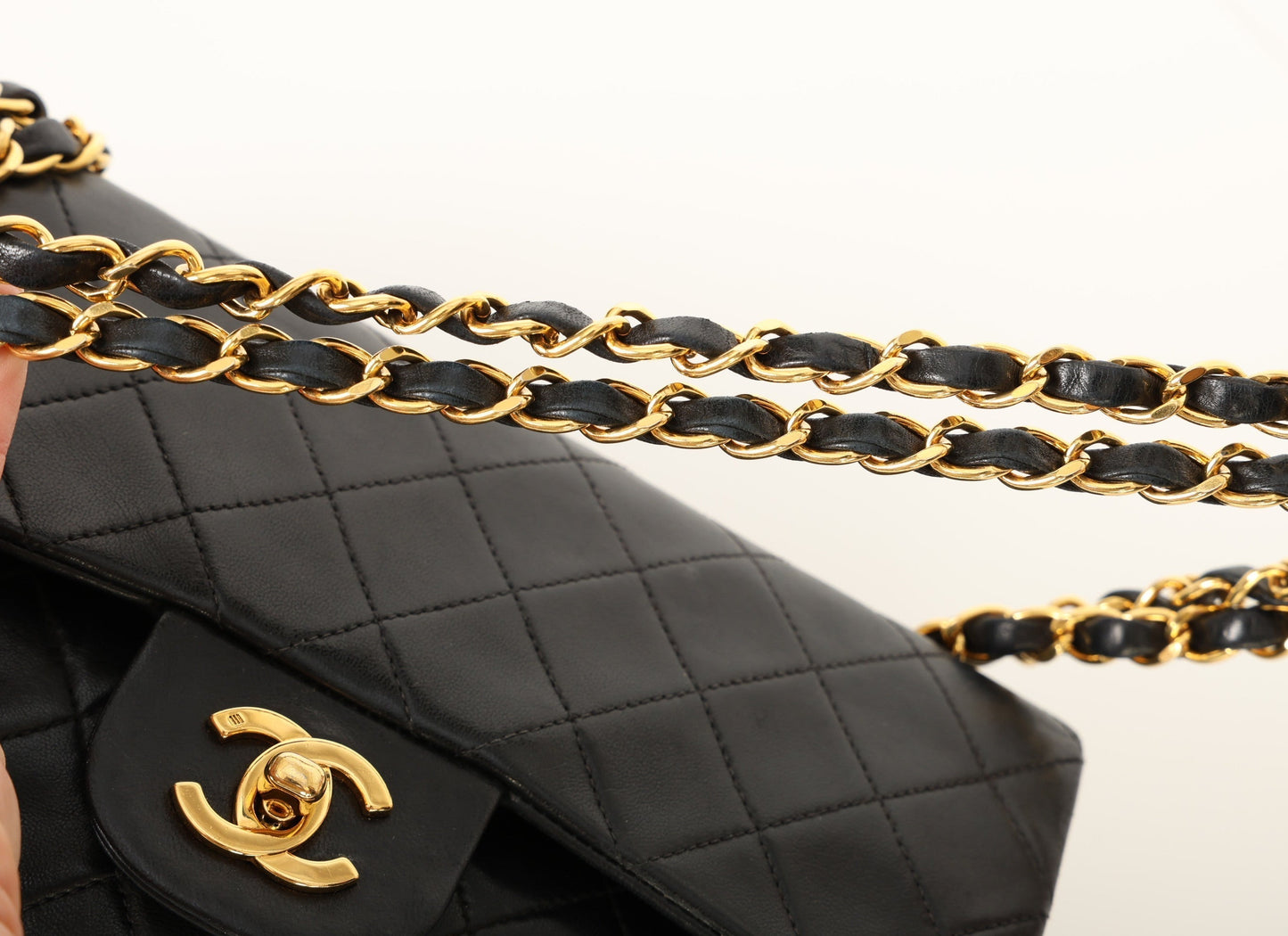 Chanel 1991 Lambskin Small Double Flap