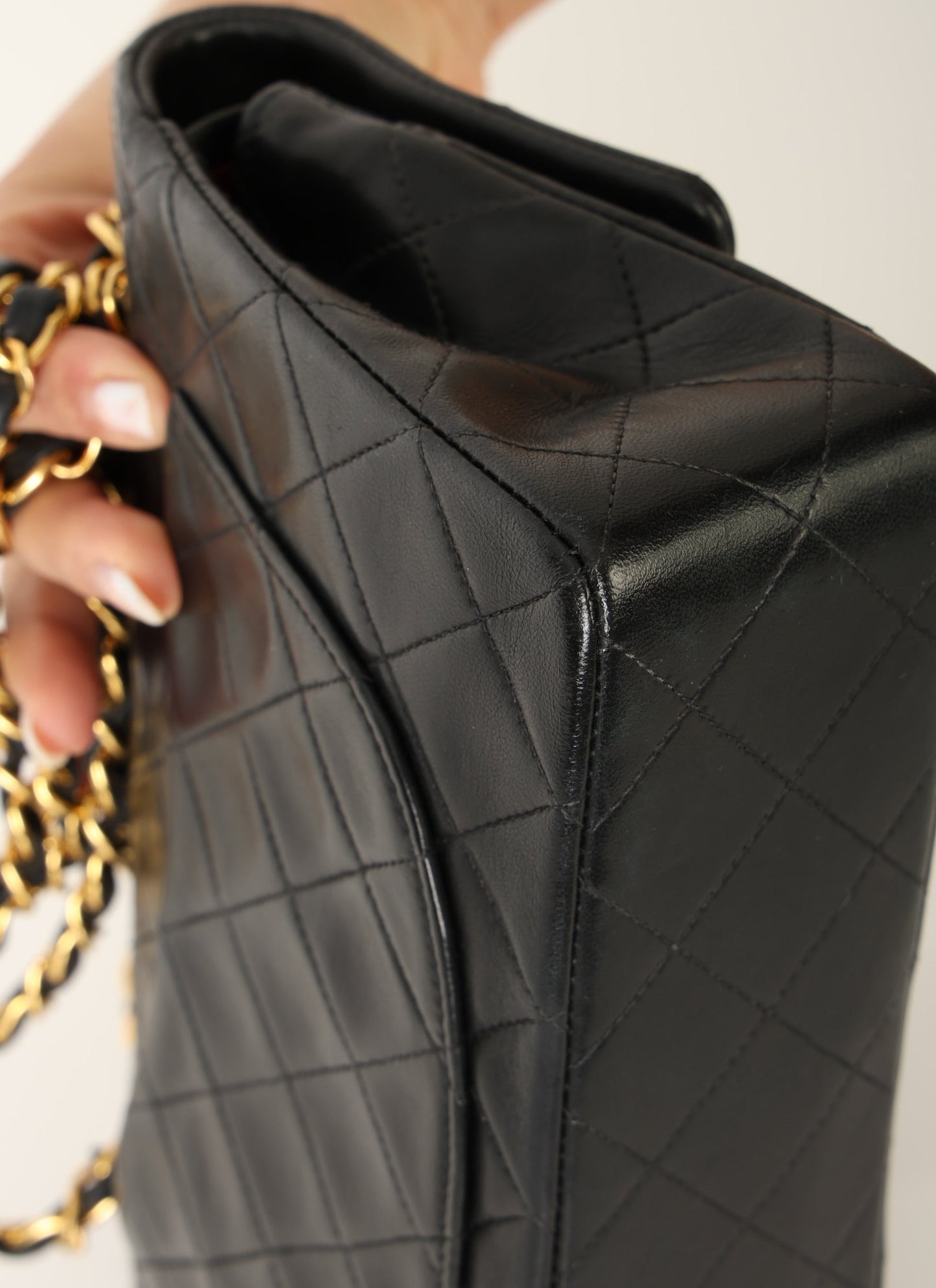 Chanel 1991 Lambskin Small Double Flap