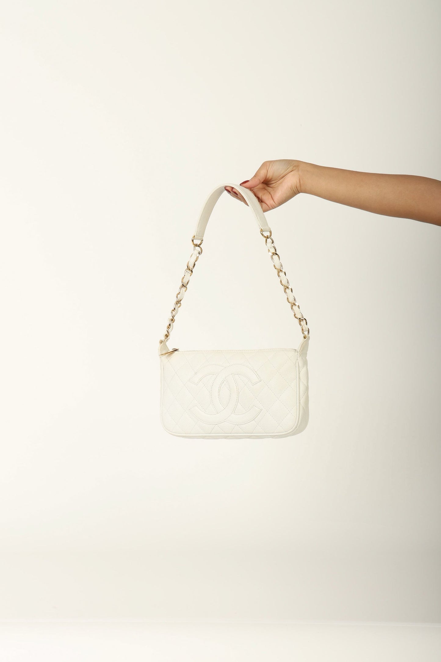 Chanel 2004 Caviar Timeless Pochette