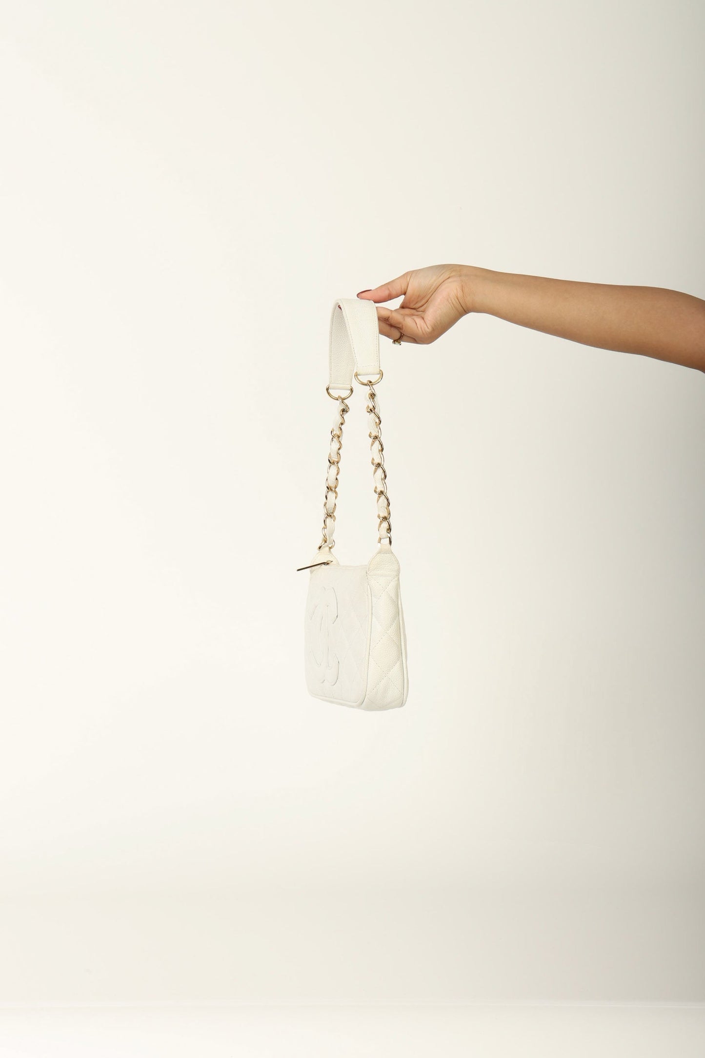 Chanel 2004 Caviar Timeless Pochette