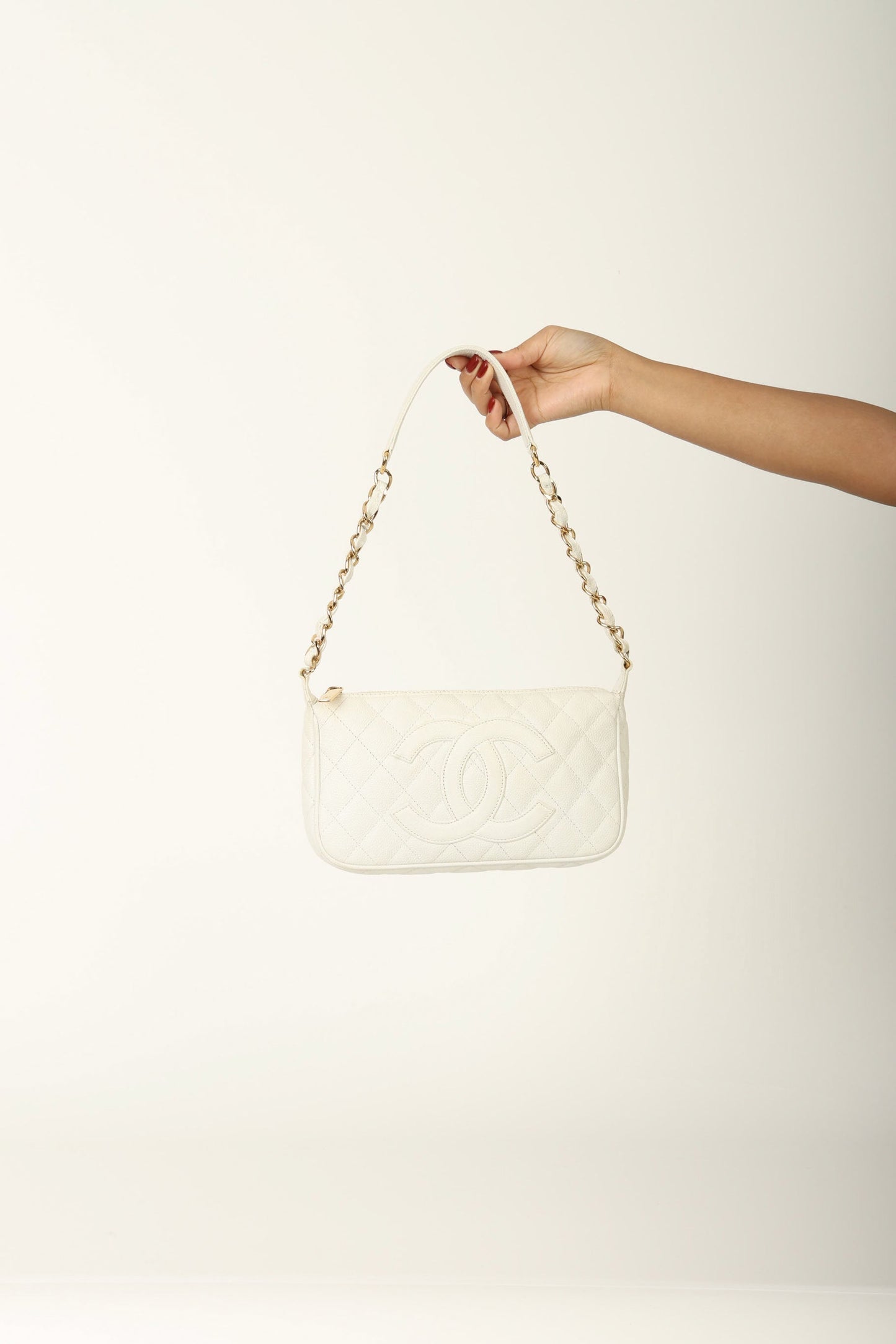 Chanel 2004 Caviar Timeless Pochette