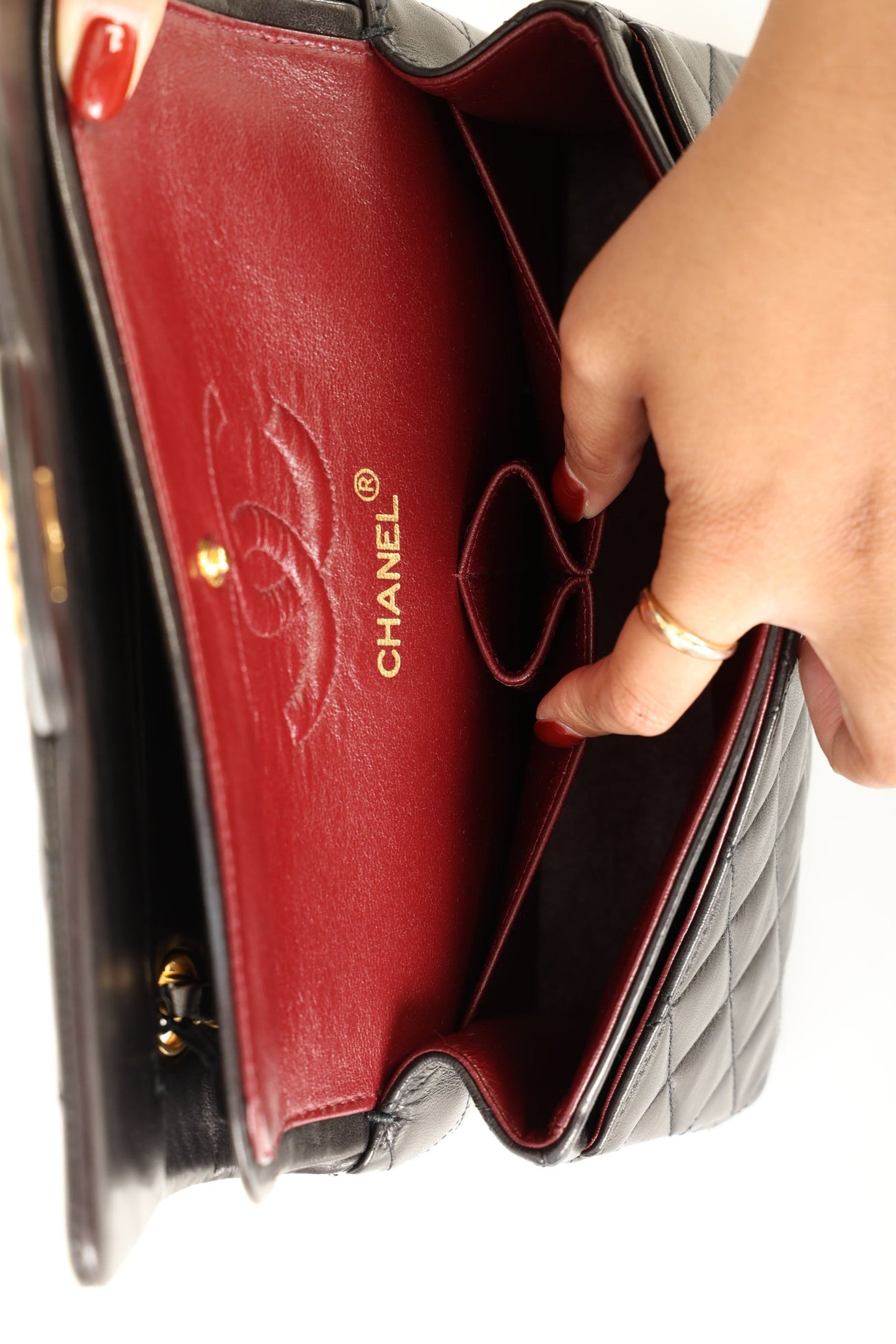 Chanel 1994 Lambskin Small Double Flap