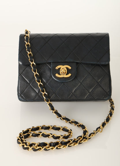 Chanel 1989 Lambskin Mini Square Flap